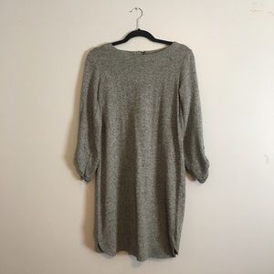 Grey Marled Sweater Dress